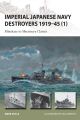 IMPERIAL JAPANESE NAVY DESTROYERS 1919-45 (1) (New Vanguard)