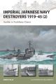 IMPERIAL JAPANESE NAVY DESTROYERS 1919-45 (2) (New Vanguard)
